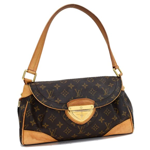 Auth LOUIS VUITTON Monogram Beverly MM Hand Bag Canvas - Picture 1 of 9
